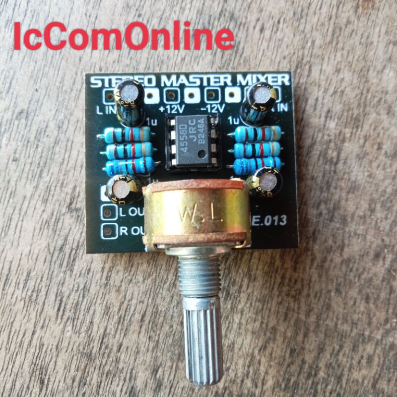 Master Mixer Stereo 1 Potensiometer