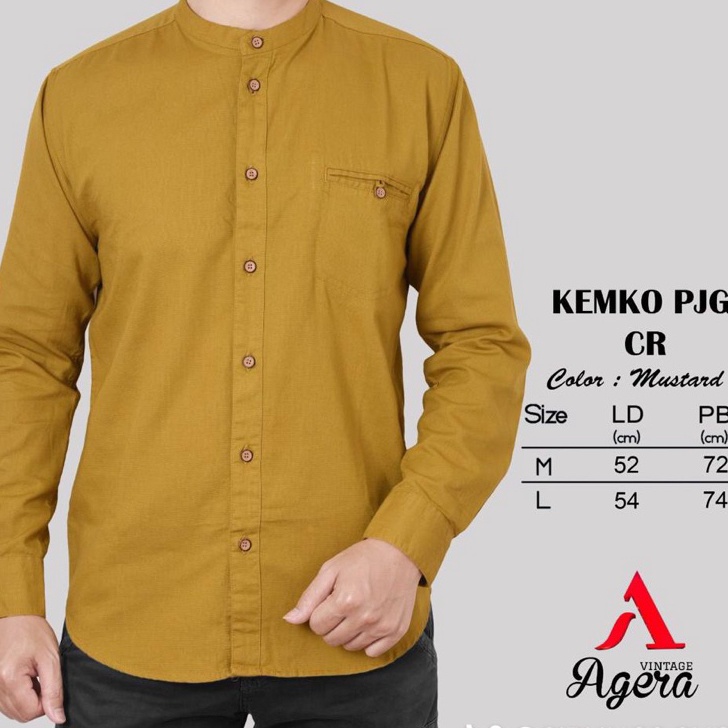 C6369 KEMEJA KOKO AGERA KEMKO AGERA KOKO AGERA  PAKAIAN MUSLIM KOKO MUSLIM FHASION MUSLIM AGERA ORIG