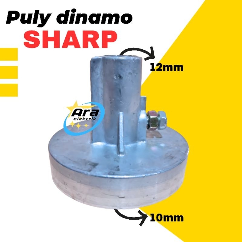 Puli Puly Dinamo Pengering Mesin Cuci Sharp 2 Tabung Universal