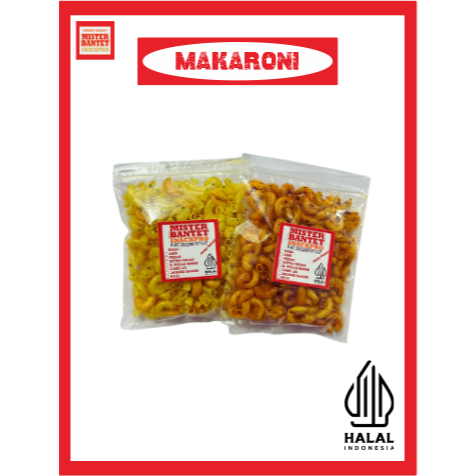 

MAKARONI PIPA 70GR PEDAS JERUK | MISTER BANTET X SNACKPRO