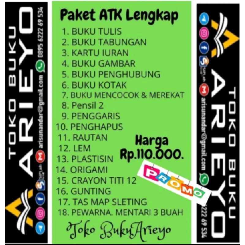 

mdn Promo Paket Alat Tulis Sekolah Paket atk Sekolah TK Paud