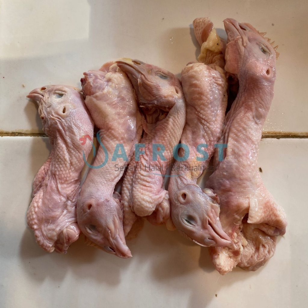 

Kepala Ayam Segar Bersih Tanpa Bulu 1000gr - 500gr