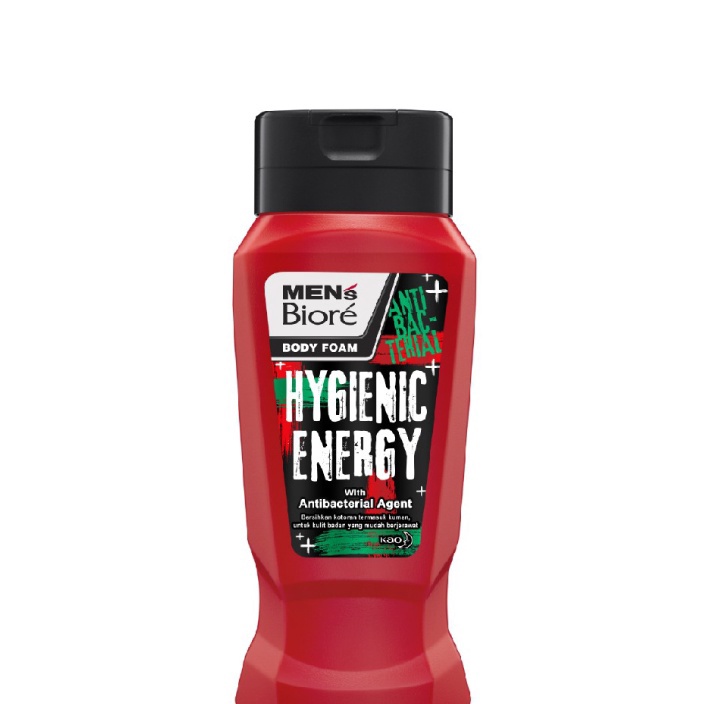 1111 Mens Biore Sabun Mandi Cair Untuk Pria Hygienic Energy Anti Bakteri Botol 25 ml  Sabun Cair Bod