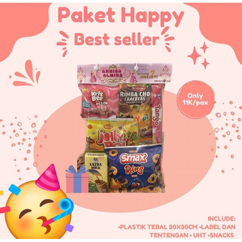 

paket happy snack ultah @11.000