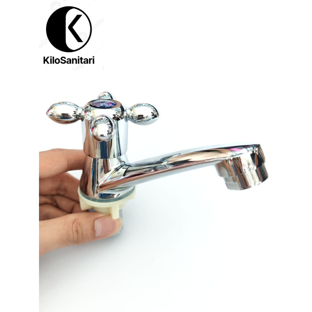 Kran Cuci Tangan Putar Kepala Kapal / Keran Air Wastafel Basin Duduk
