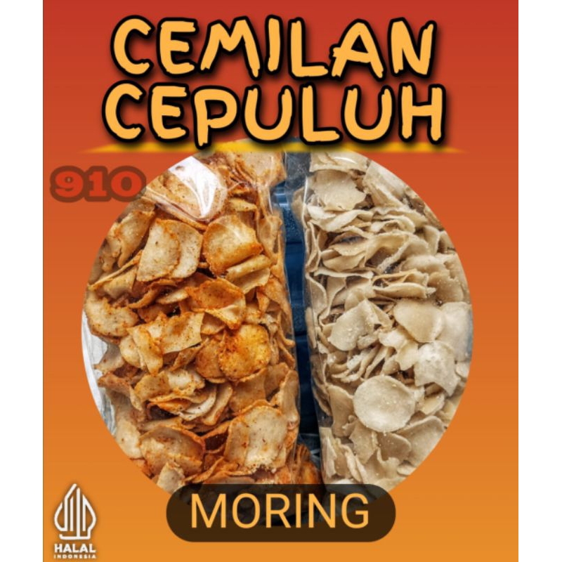 

CEMILAN CEPULUH MORING Renyah Pedas & Gurih