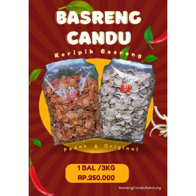 

Kripik Basreng Candu Cikruh dan Renyah