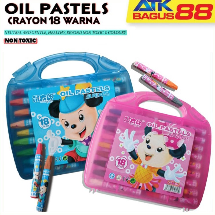 

Dijamin Berkualitas Crayon Model Tas 18 Warna Crayon MewarnaiOil Paste MurahKerayonKrayon Murah
