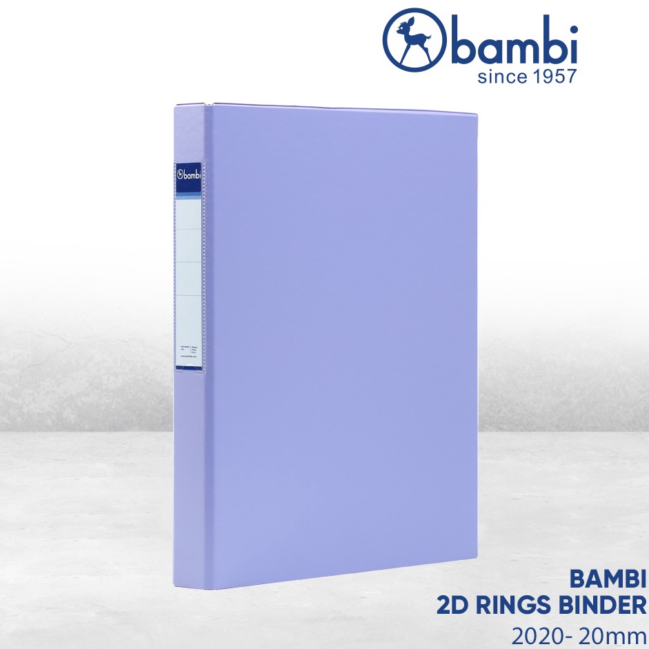

Ready Siap Kirim Bambi Ring Binder Folio 2 Ring MID SIZE 2 mm kode 22