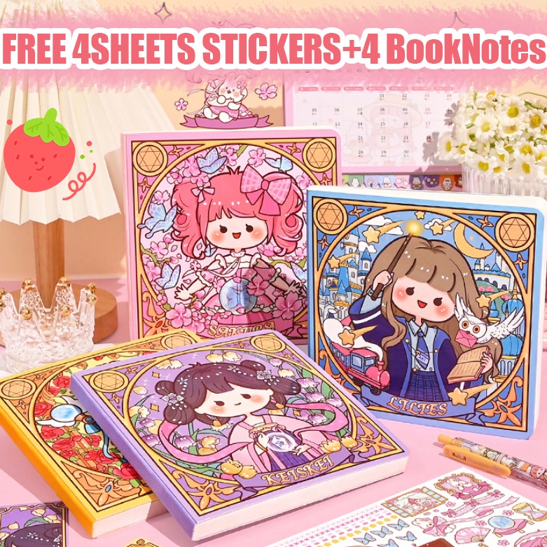 

Hadir Promo Merah Muda Jurnal Perjalanan Kit Kartun Buku Catatan Isi Ulang LooseLeaf Wisatawan Buku Catatan Harian untuk Anak Perempuan Anakanak Hadiah