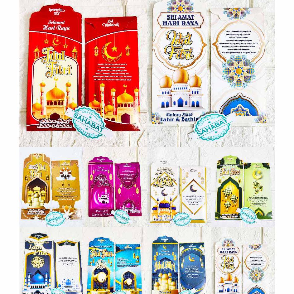 

Pasti Dikirim 1 PCS AMPLOP ANGPAU LEBARAN IDUL FITRI MOTIF MASJID UANG DAN ATM BAHAN GLOSSY UKURAN PANJANG ISI 1 LEMBAR