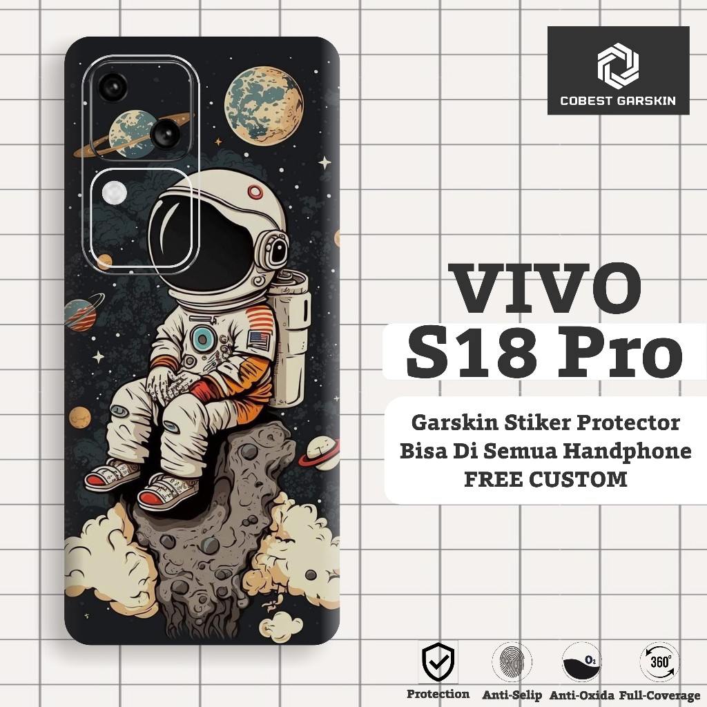 Pesan Garskin Stiker HP vivo S18 Pro Garskin Case Stiker Bisa Custom Motif Bisa COD