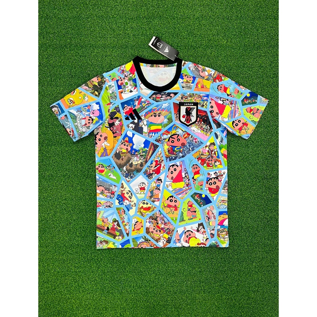 JERSEY JEPANG CRAYON SINCHAN BAJU BOLA JERSEY BOLA JERSEY FUTSAL JERSEY ANIME BAJU ANIME
