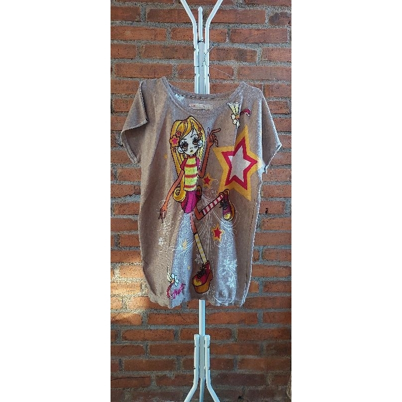 kaos wanita preloved triset