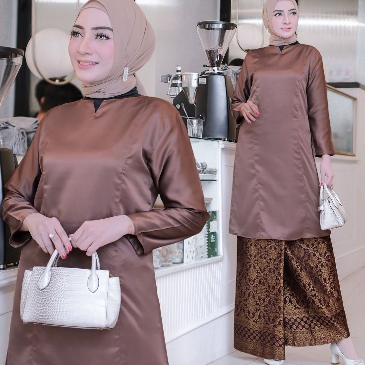 Pusat Pembelian  One Set Payet Tunik Payet Toyobo Stelan Tunik Toyobo Rok Songket