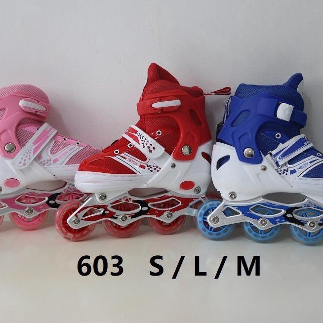 KODE K7R2 Sepatu Roda Inline Skate wheel PVC RodaFREE BAUT dan TAS