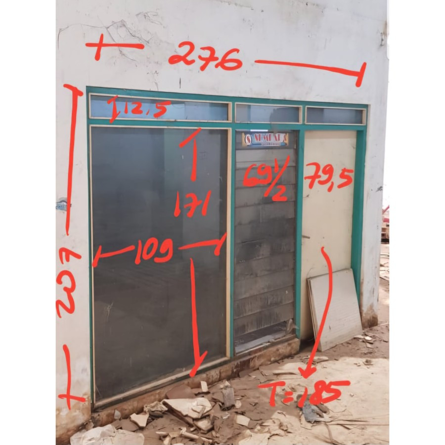 KUSEN KAYU SET PINTU JENDELA EKSTERIOR INTERIOR MINIMALIS