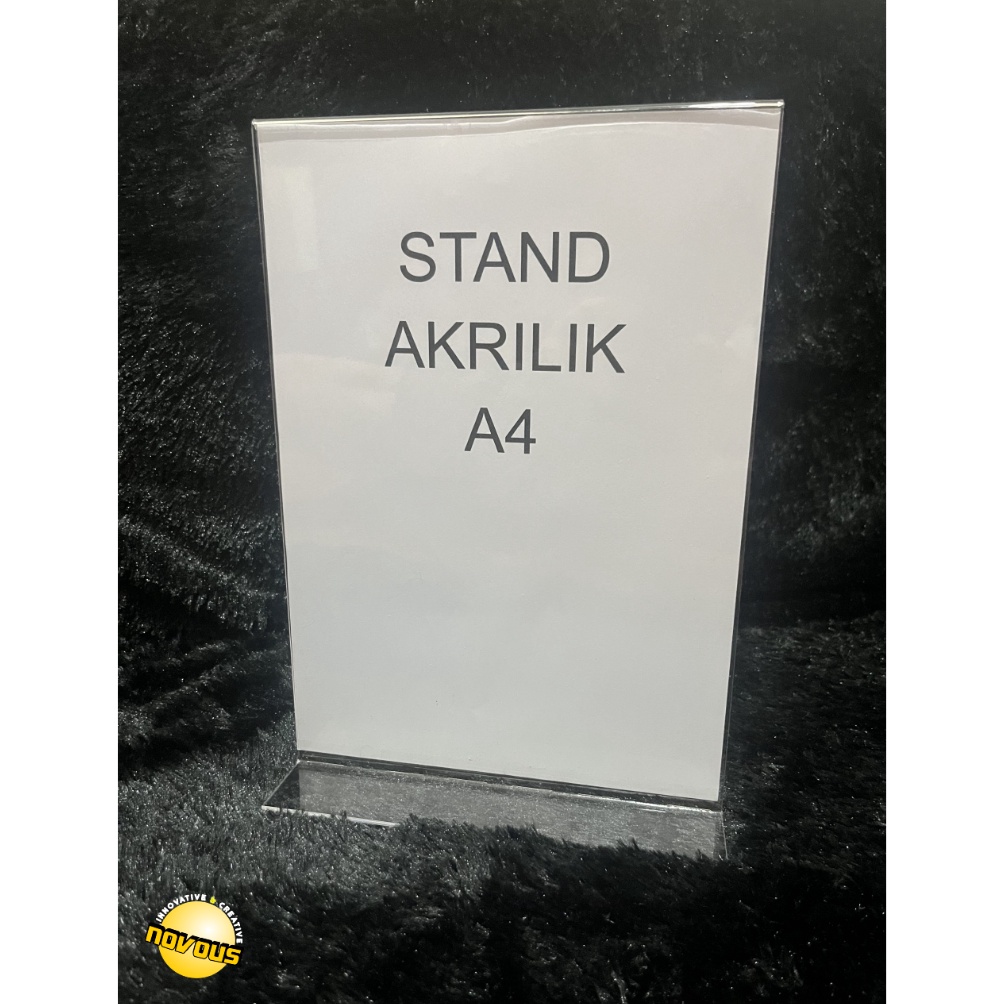 

ART V8U Stand Akrilik Tent Akrilik Holder A4 Portrait