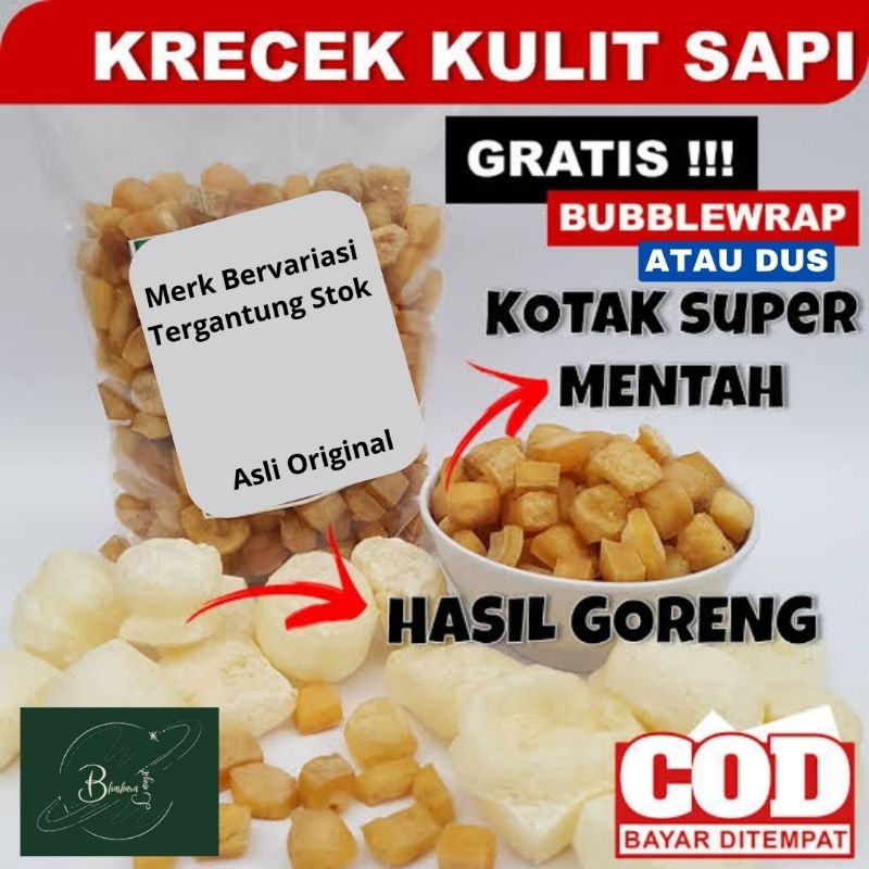 

~OLEH OLEH SURABAYA ~ Kerupuk rambak kulit sapi Mentah Original 500gr