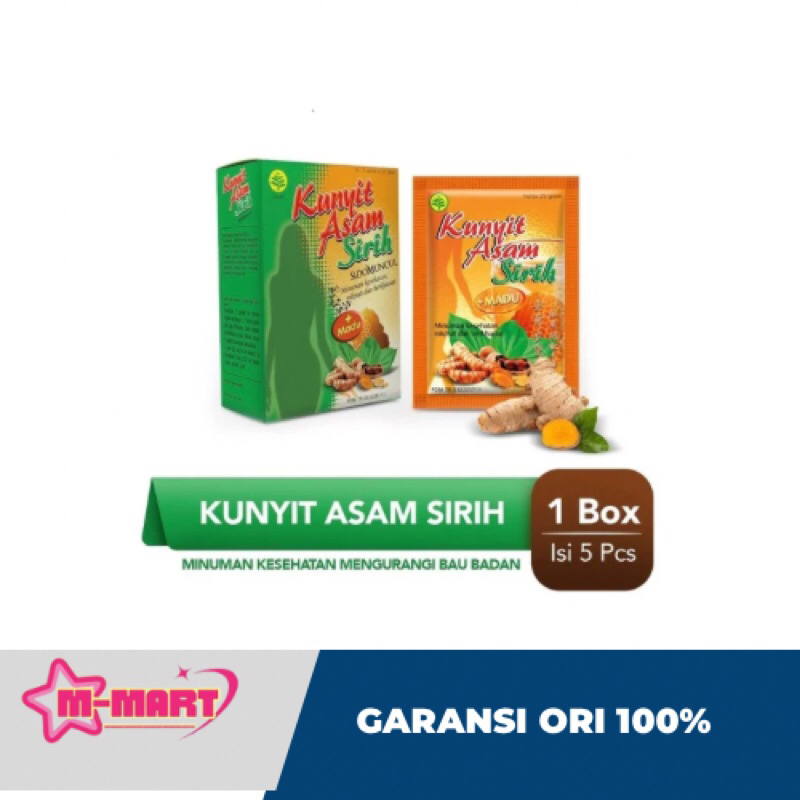 

Kunyit sirih Sidomuncul jamu herbal 1 box 5 sachet 25gr