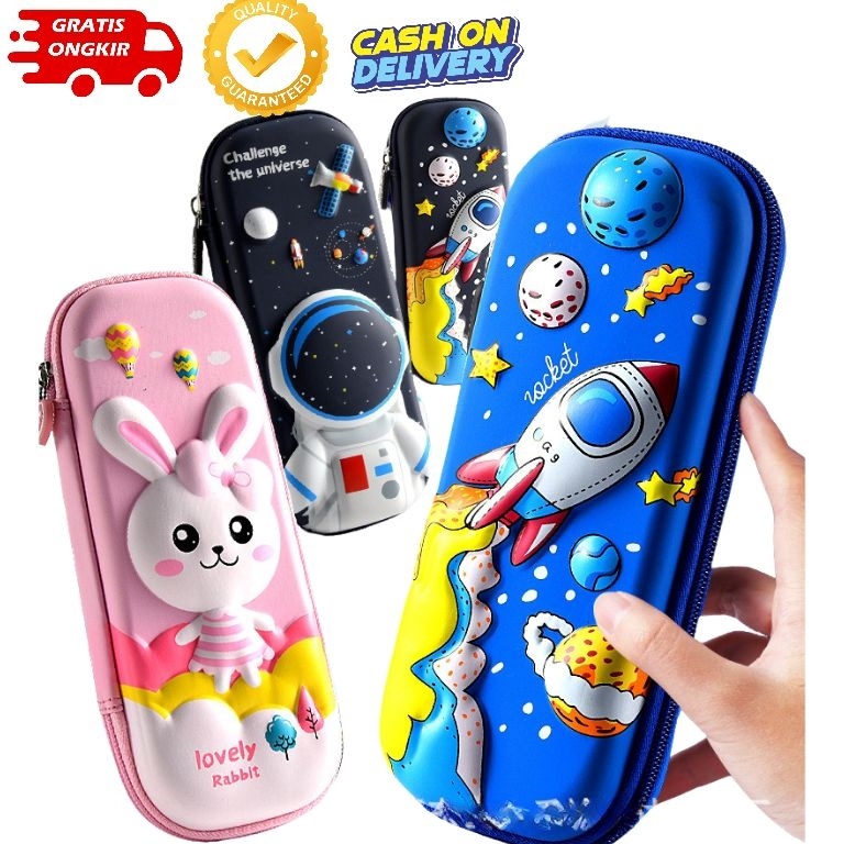 

ART J65F CNC Kids Tempat Pensil Kotak Pensil Pencil Case 3D bahan EVA premium