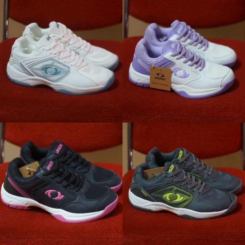 SEPATU SPORT ASTEC ALFA BADMINTON BLUE ORIGINAL TERMURAH