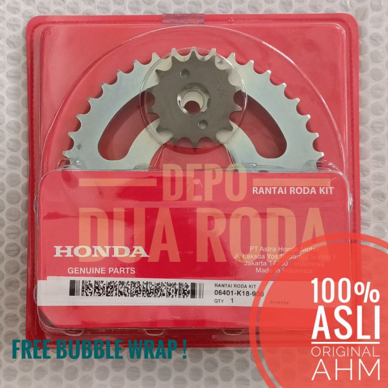 GEAR SET / GERSET VERZA 150 (ORIGINAL AHM) // 06401-K18-900