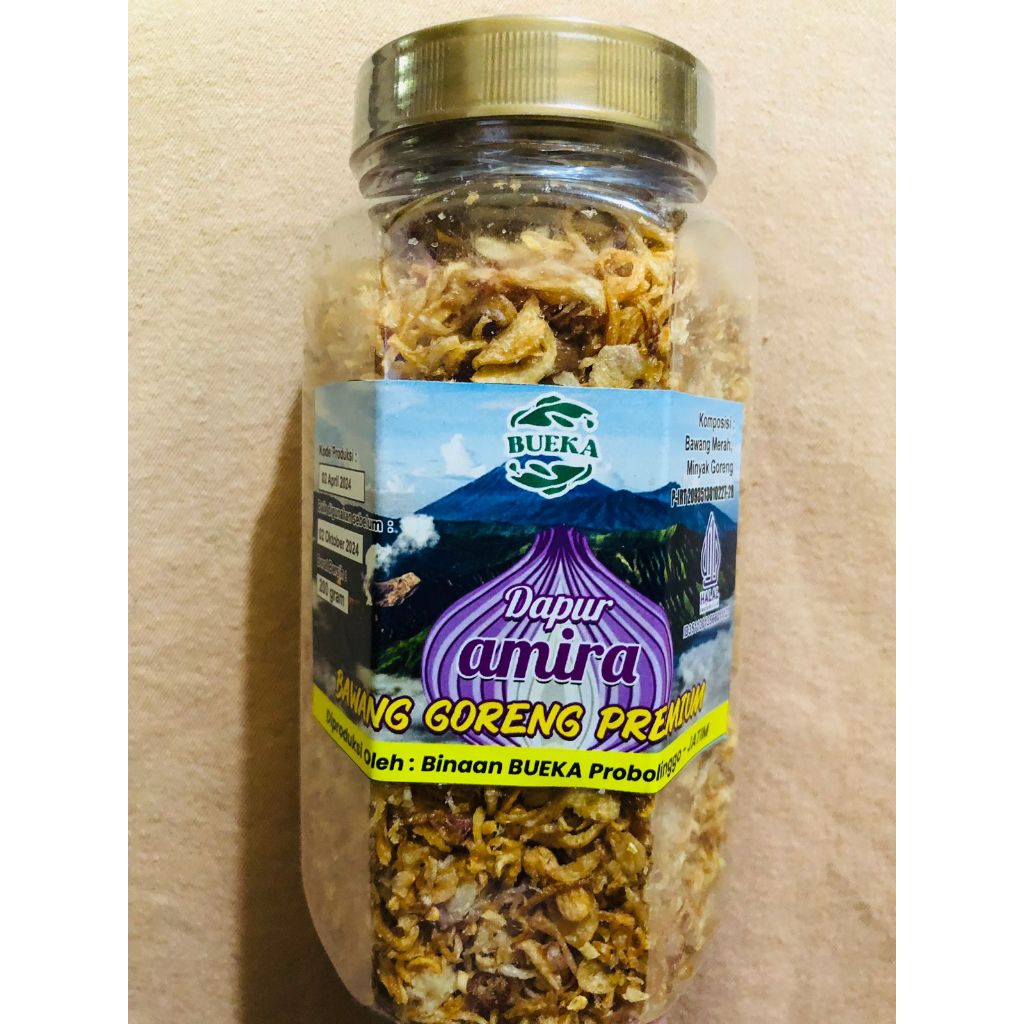 

BAWANG GORENG PREMIUM/ BAWANG MERAH GORENG 200GR - DAPUR AMIRA BUEKA