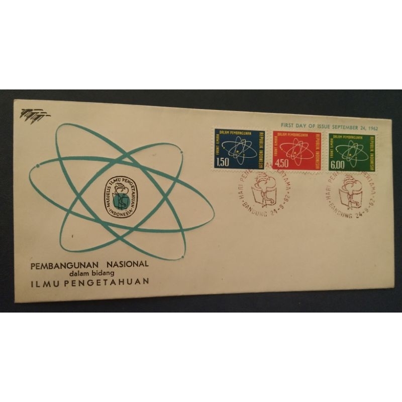 

Sampul Hari Pertama (SHP) Pembangunan Nasional Dalam Bidang Ilmu Pengetahuan 1962