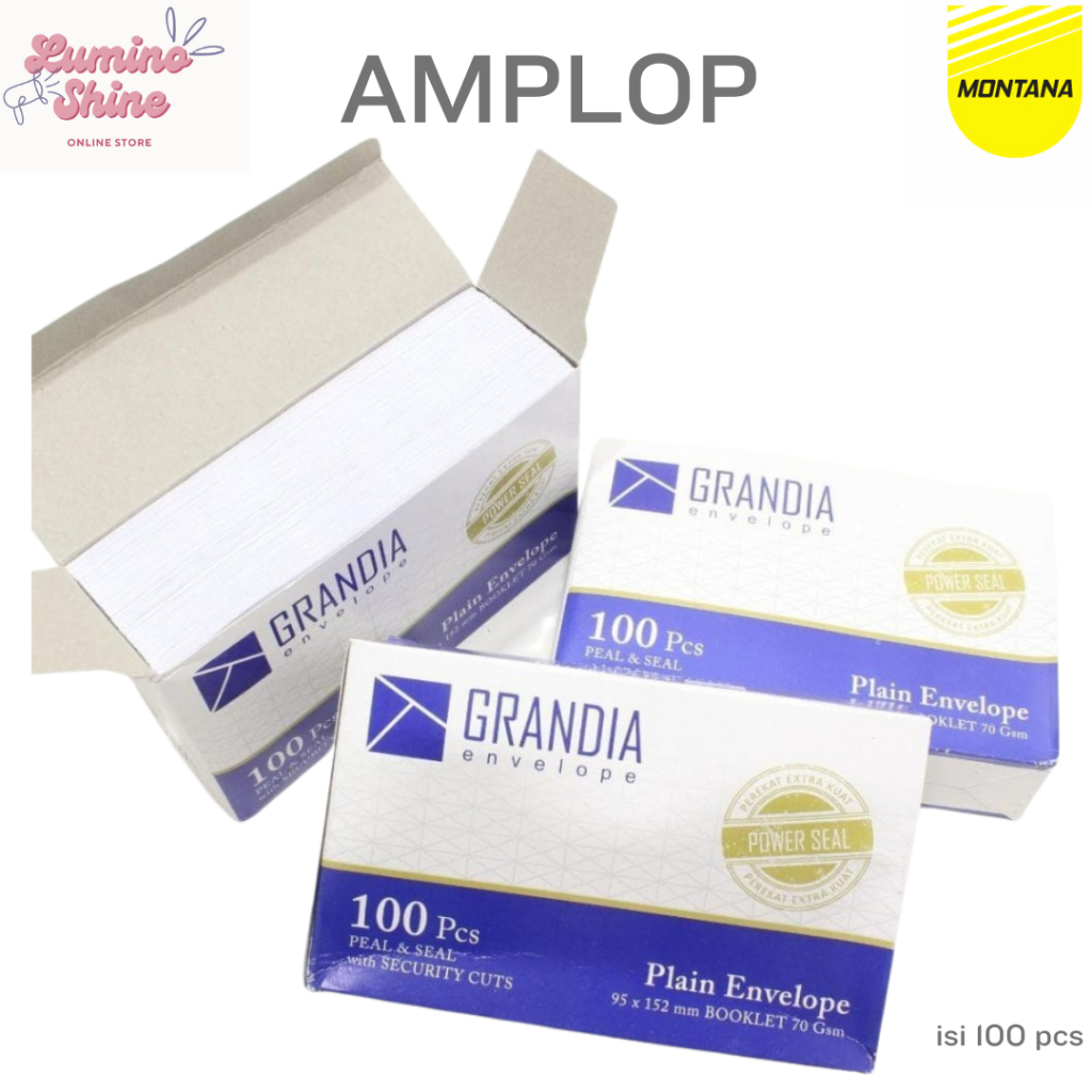

Amplop Putih Polos 104 Grandia Isi 100 Lembar