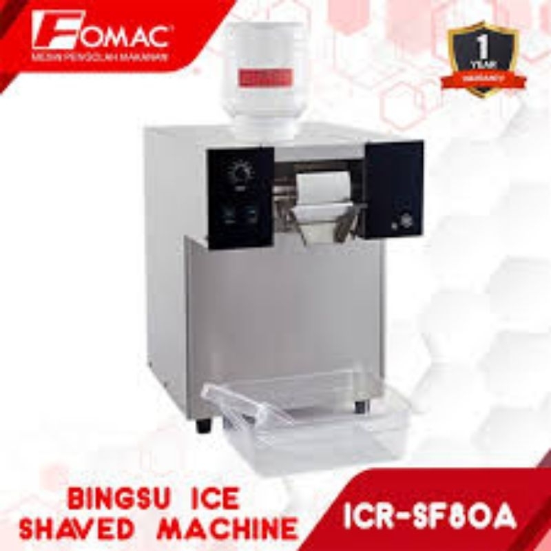 KOREAN SNOW ICE MACHINE FOMAC ICR SF ICRSF 80 ICRSF80 A SF80A 80A ICRSF80A MESIN ES SERUT SALJU KORE