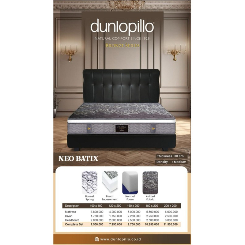 Springbed Dunlopillo Neo Batik