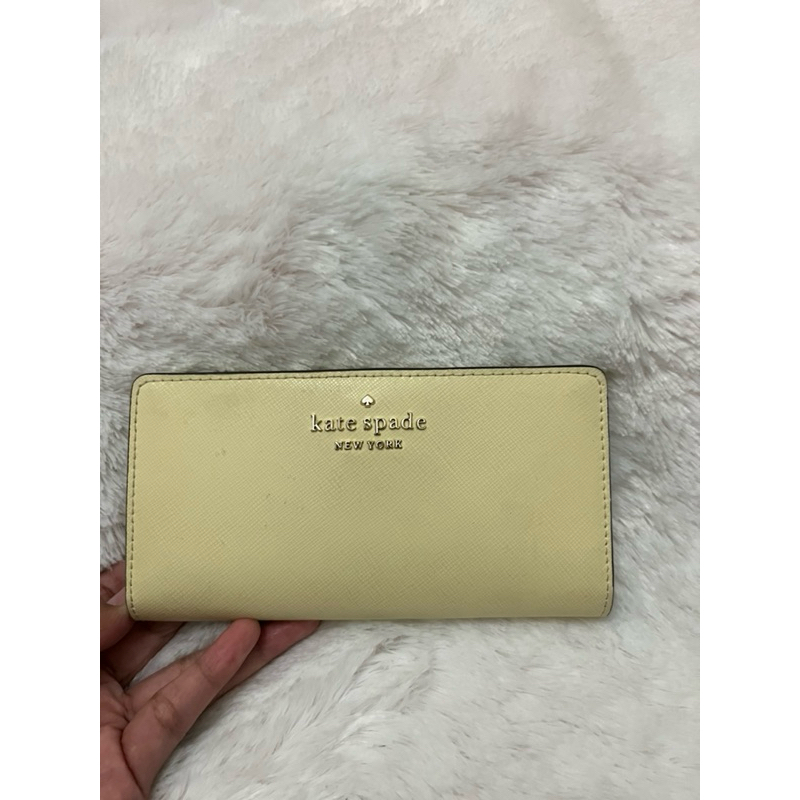 preloved dompet katespade original cameron dan staci large slim