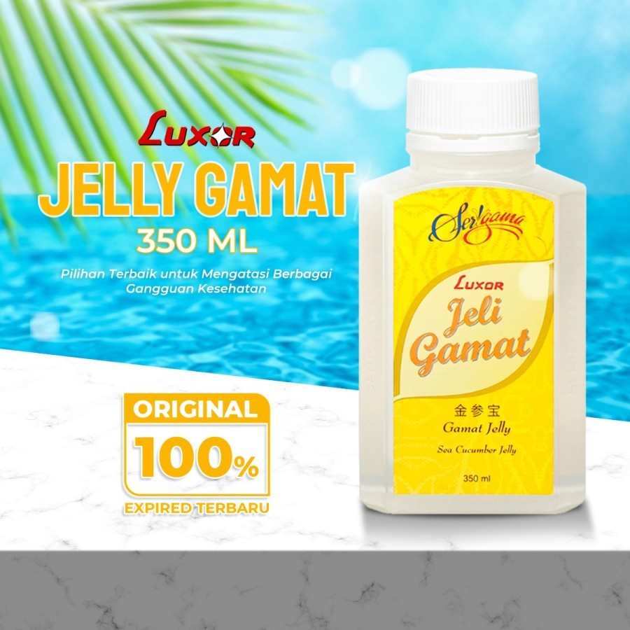 Gamat Luxor Jelly 350 ML Luxor Kecil Ekstrak Tripang ORIGINAL Malaysia 100% KEMASAN BARU TANPA BOX