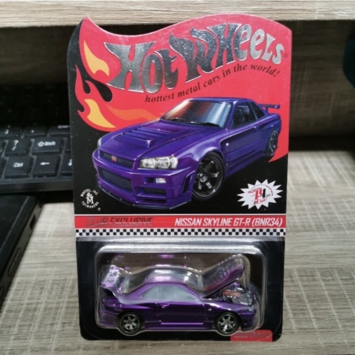 Hotwheels RLC RED LINE CLUB NISSAN SKYLINE R34 PURPLE
