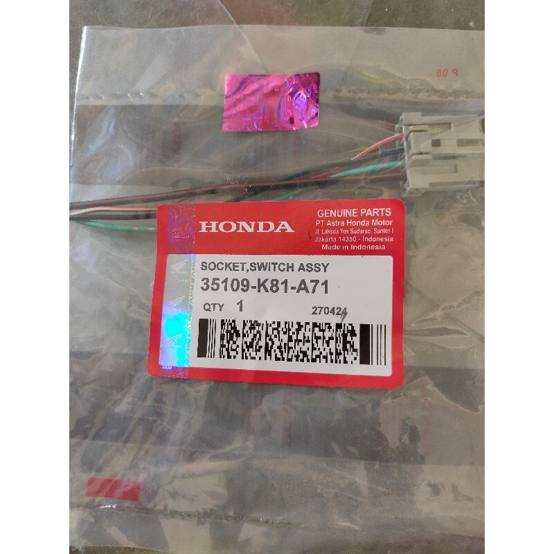 Soket Kabel Kunci Kontak Kabel Kontak Beat Esp Vario 125 Vario 150 Pcx 150 Beat f1 2017 Beat Street 