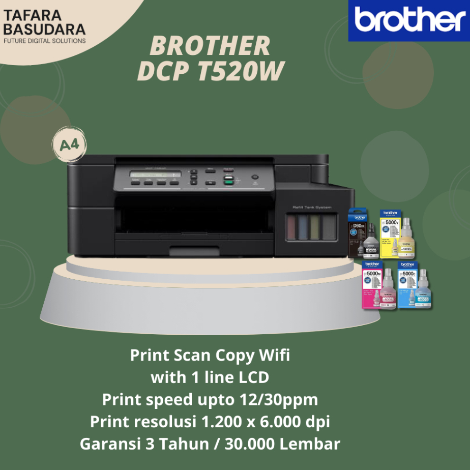 Brother Printer DCP T520W A4