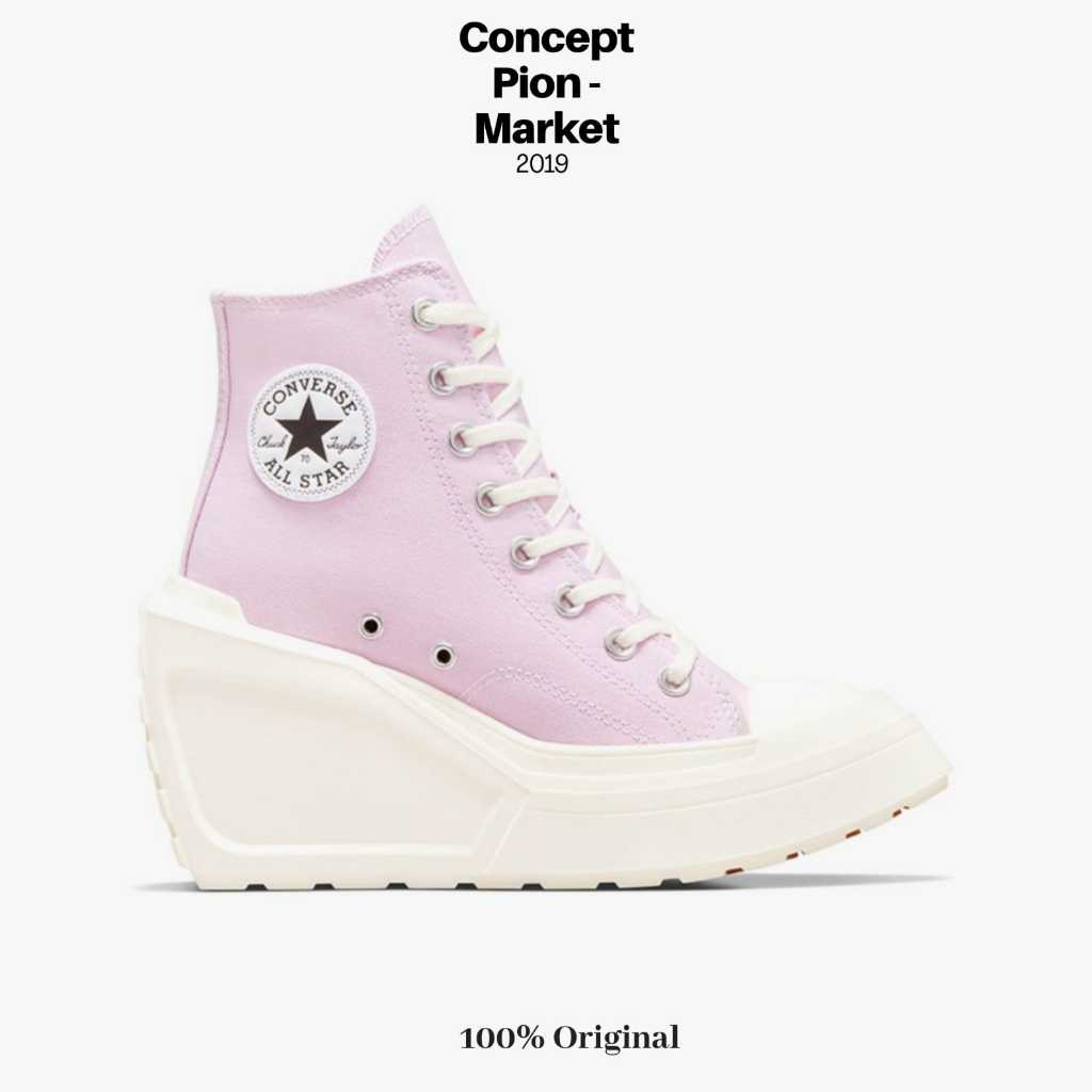 Converse Chuck 70 De Luxe Wedge Platform HI Stardust Lilac