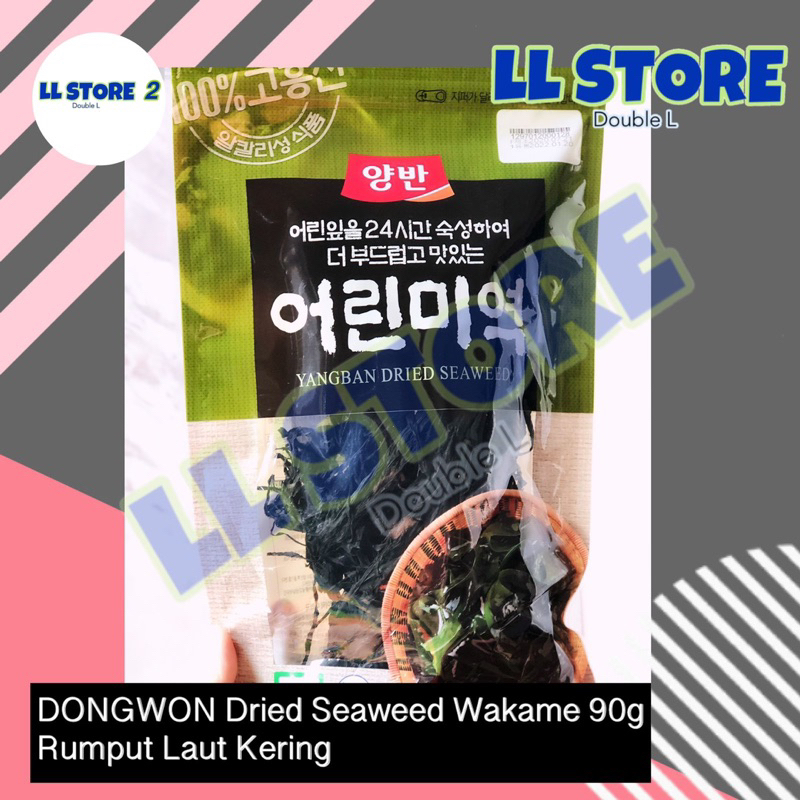 

DONGWON Dried Seaweed Wakame 90g Rumput Laut Kering Korea DONG WON