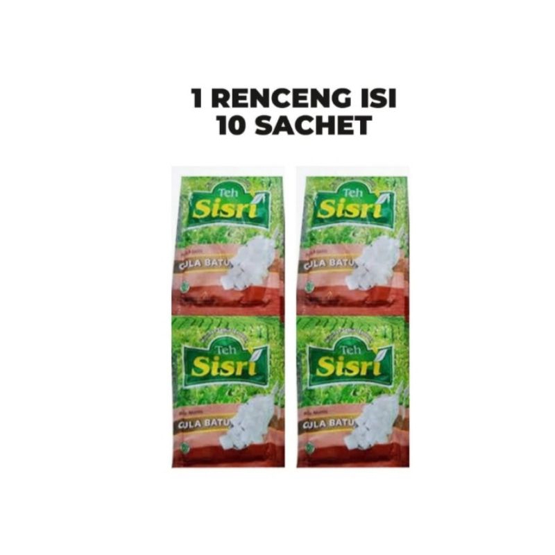 

Teh Sisri Gula Batu Minuman Renceng isi 10