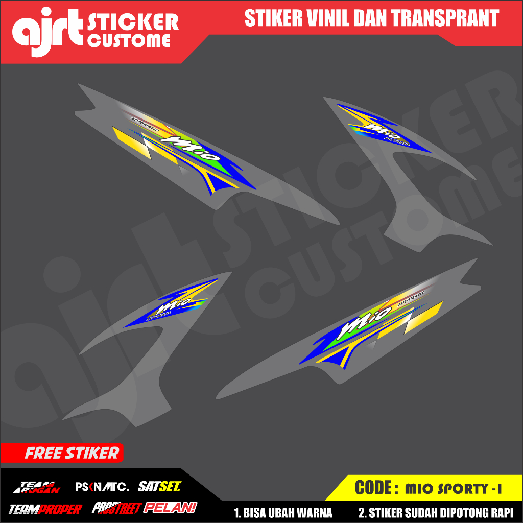 Striping Mio Sporty / Stiker Mio Sporty / Striping Mio Sporty Vietnam / striping mio sporty variasi 