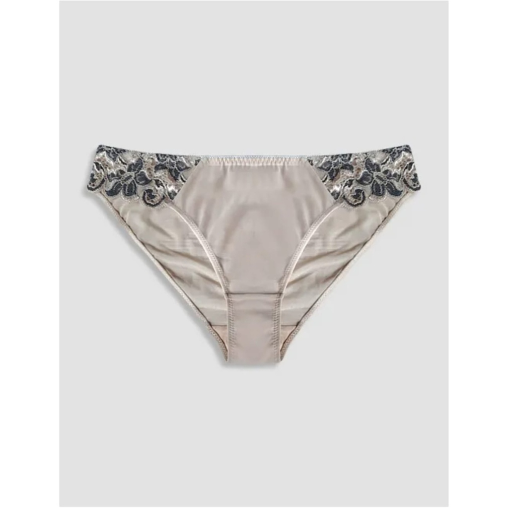 Panty Tori mesh edge lace flower
