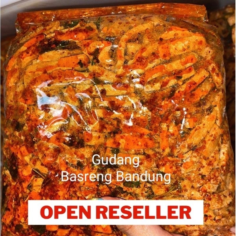 

BASRENG VIRAL BANDUNG 1KG / Basreng pedas rempah daun jeruk