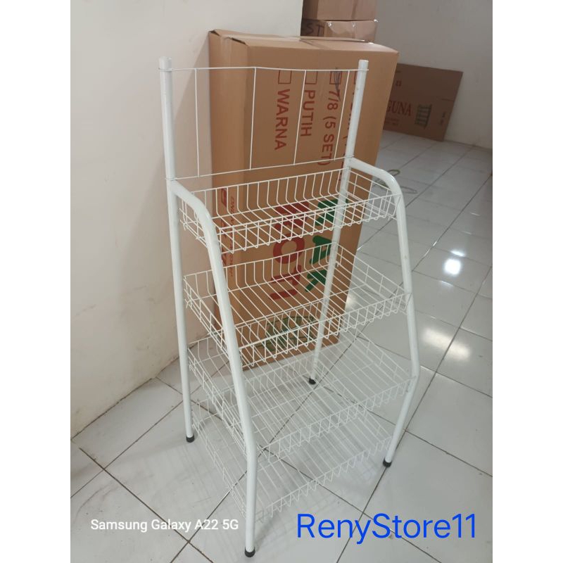 RAK CHIKI / RAK SERBAGUNA/RAK ROTI 4 SUSUN/RAK ROTI 3SUSUN