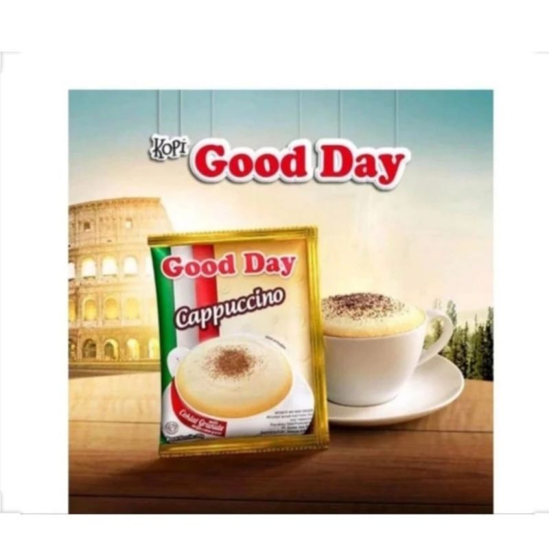 

KOPI GOOD DAY CAPPUCINO RENCENG (10 SACHET)