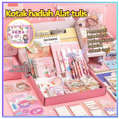 

Paket Alat Tulis set 13 in1 Set Alat Tulis Anak Kado Souvenir Anak Kotak Buta Kejutan Alat Tulis Siswa