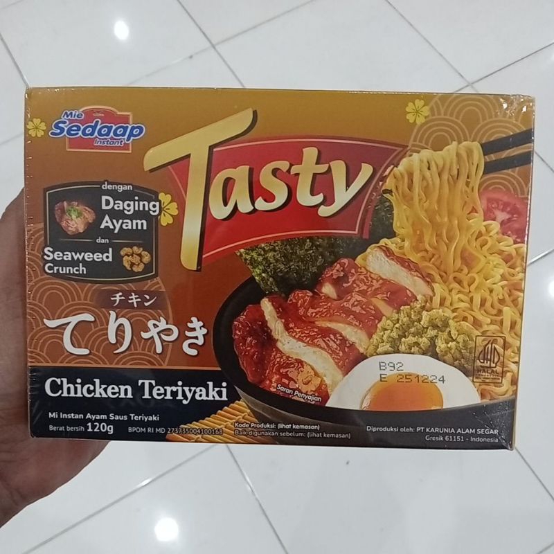 

Tasty Mi Instan Ayam Saus Teriyaki 120 g