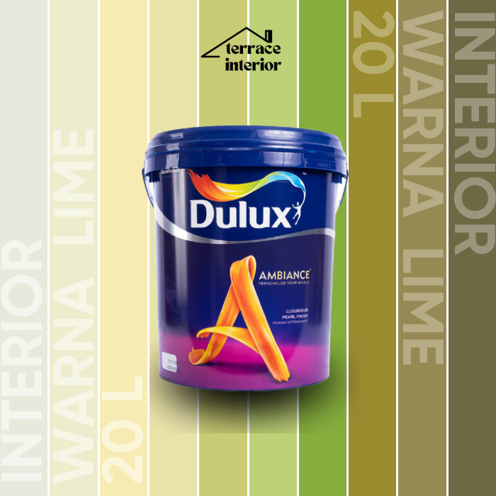 Cat Tembok Dulux Ambiance Interior 20 L warna Hijau Lime Gloss
