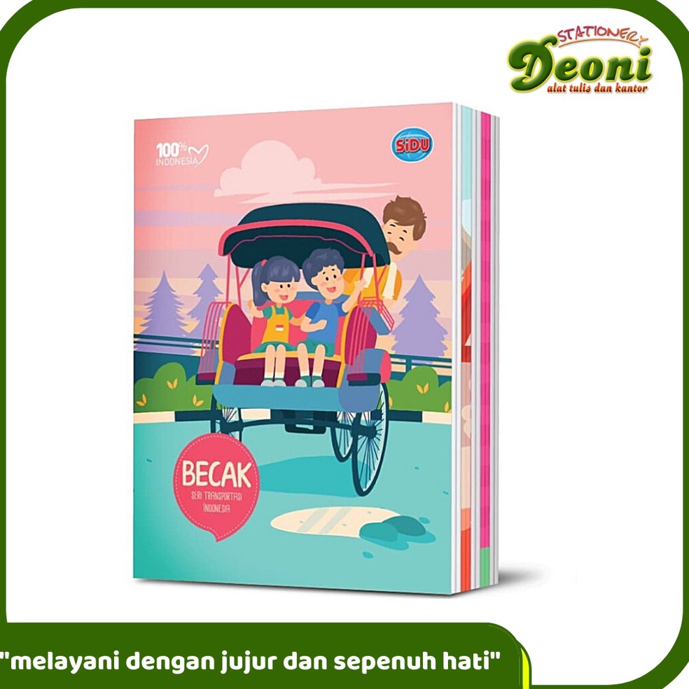 

KODE K3L SIDU Buku Tulis 58 Lembar 1 Pack 1 Buku Tema Random