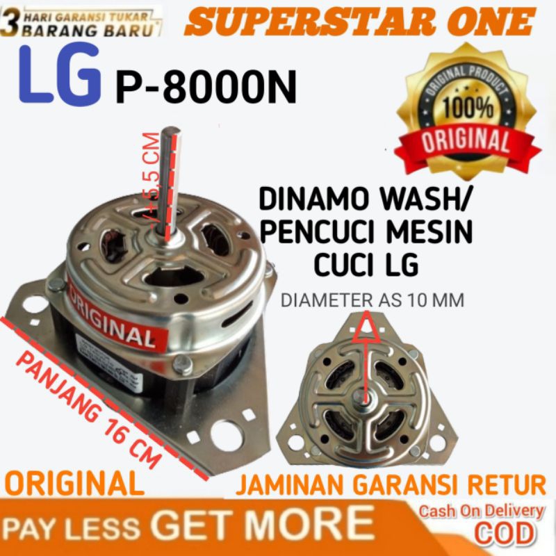 DINAMO WASH/PENCUCI MESIN CUCI LG P8000N